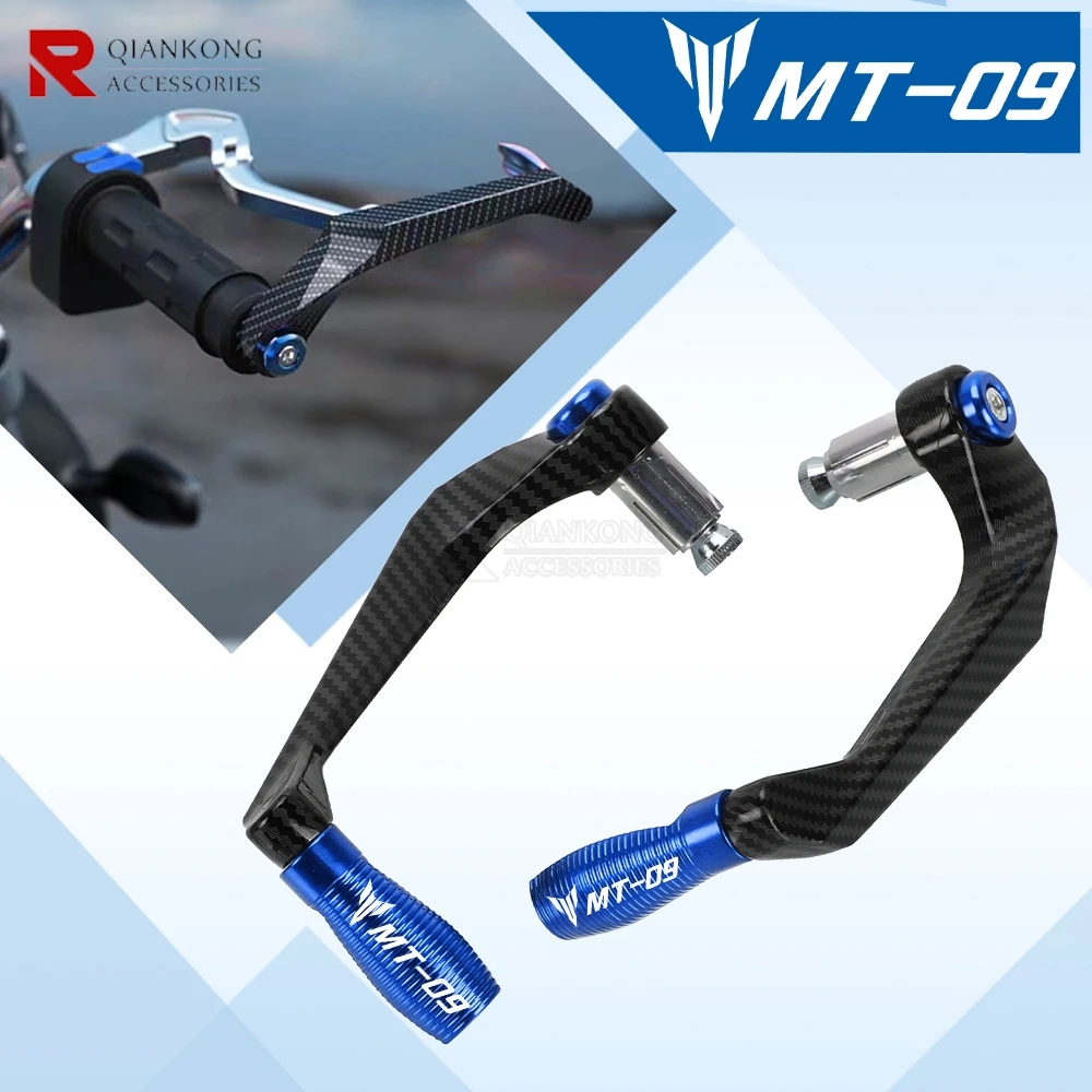 

For Yamaha MT 09 MT09 MT-09 2014-2021 2022 2023 2024 7/8'' 22MM Motorcycle Handlebar Grips Guard Brake Clutch Lever Protector