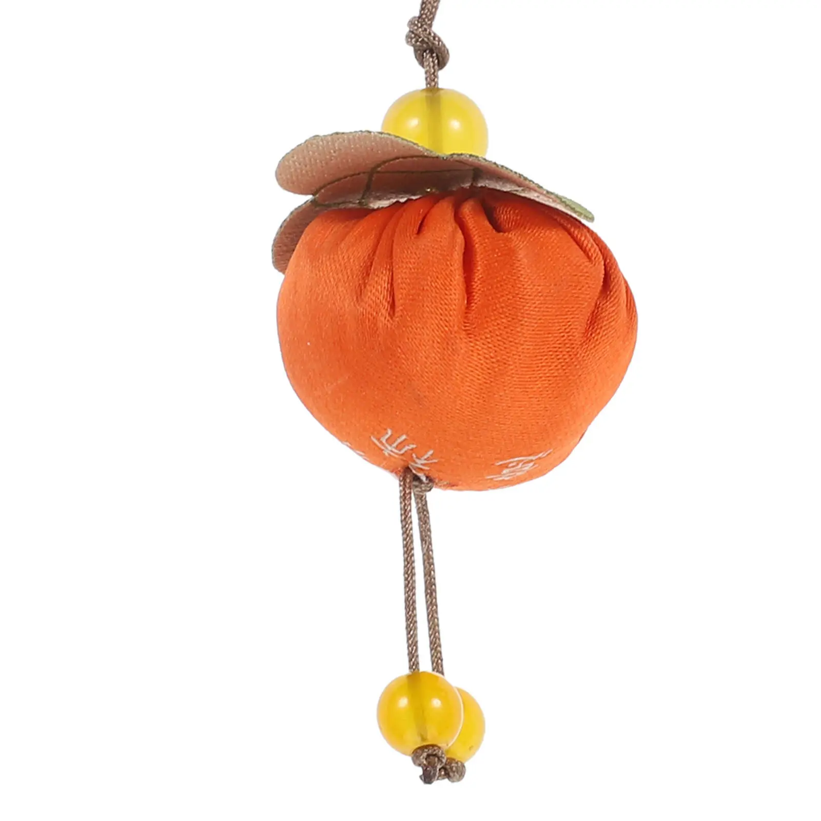 Pendentif parfumé en sachet de kaki, style chinois, pour la maison, la fenêtre et comme amulette de voiture, porte-bonheur et décoratif.