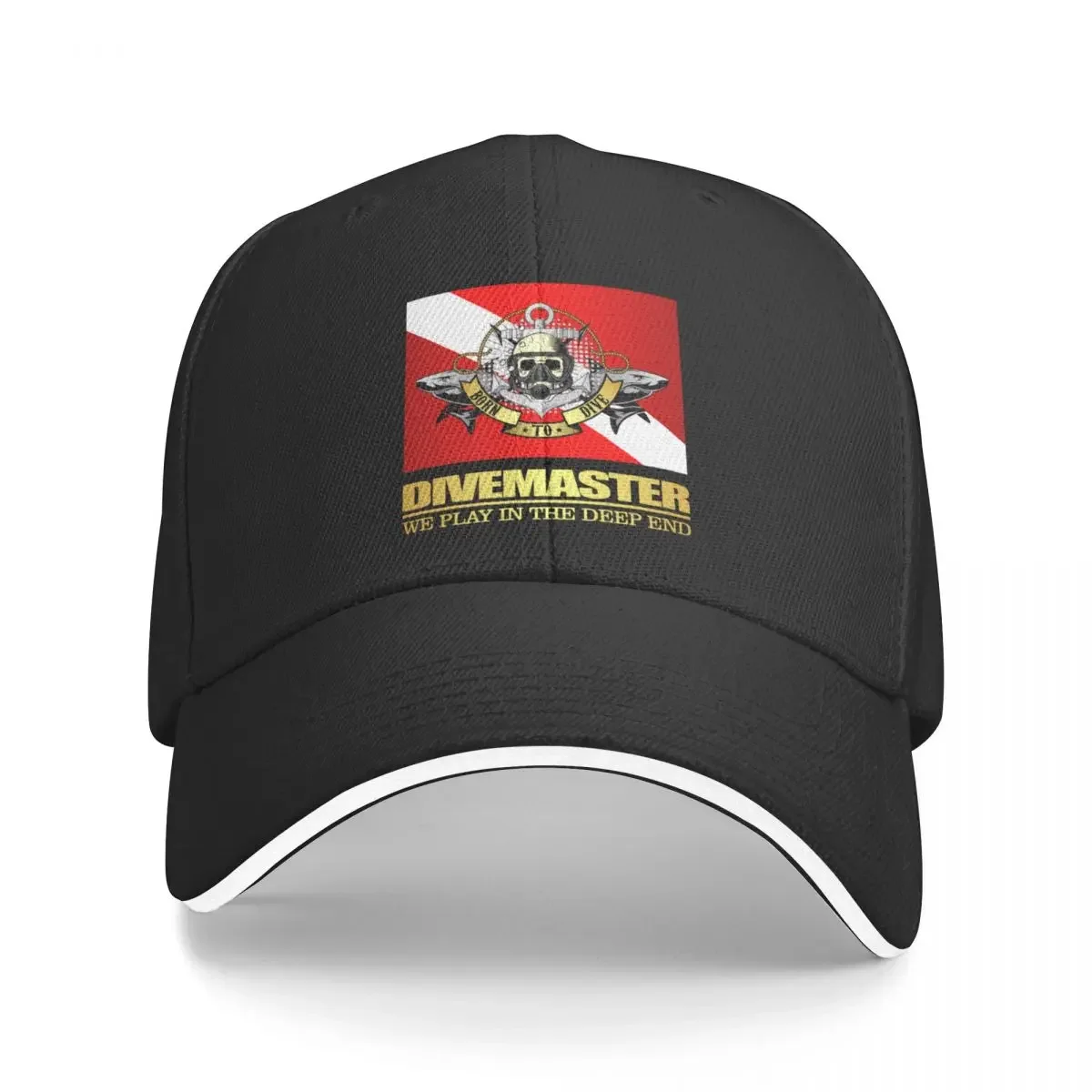 

New Divemaster (BTD) Baseball Cap Sun Hat For Children Golf Hat Man black Cap Women's Men's