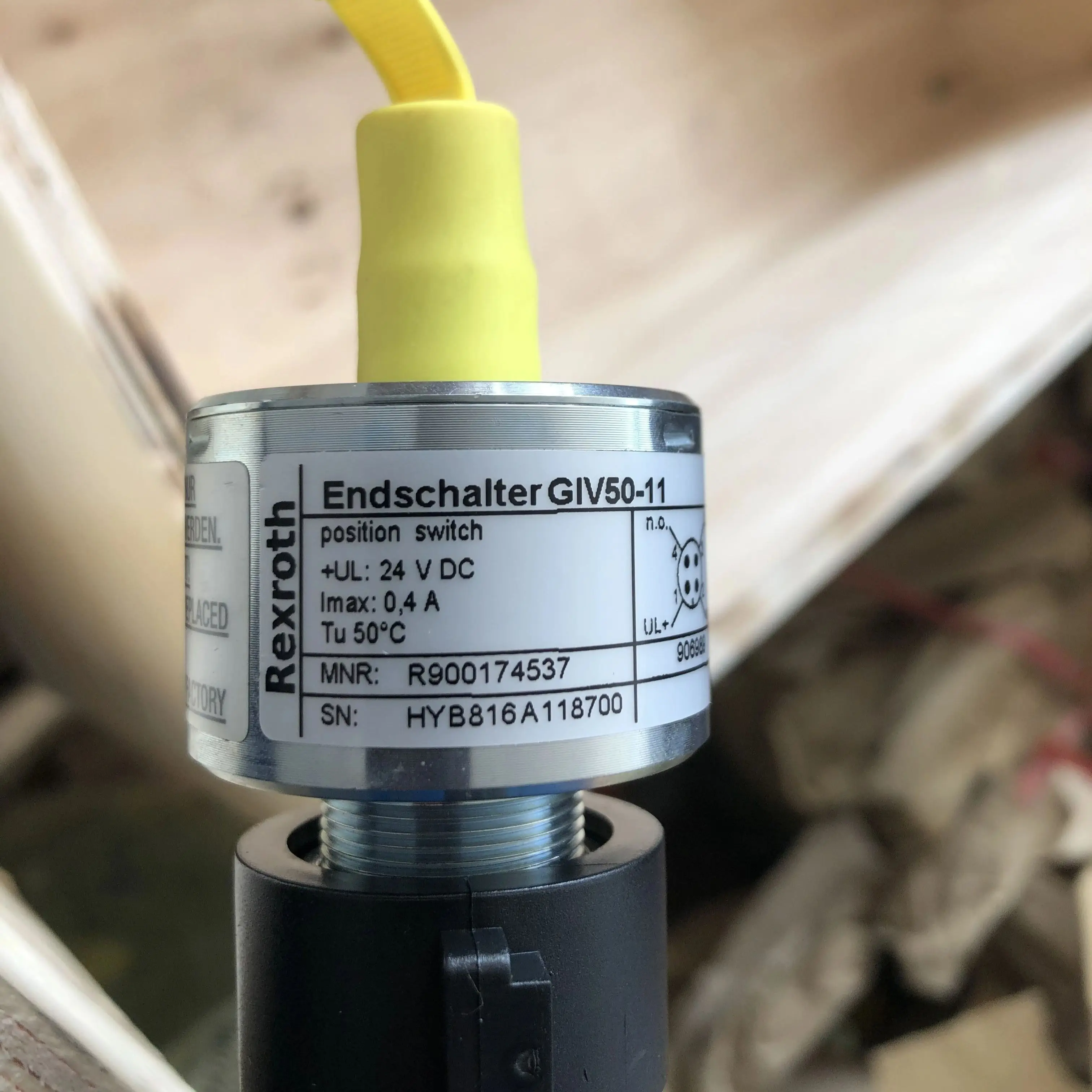 R900174537 GIV50-11 Novo sensor de pressão REXROTH original