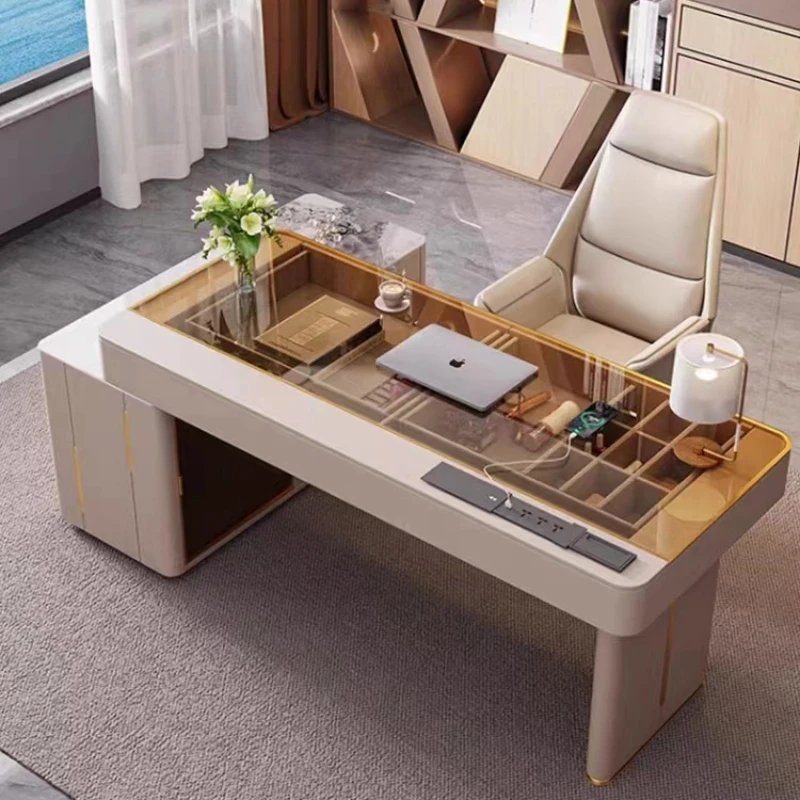 

Conference Corner Office Desk Luxury Meeting Reception Office Desk Writing Emodern Scritorios Para Casa Office Furniture MZ50OD