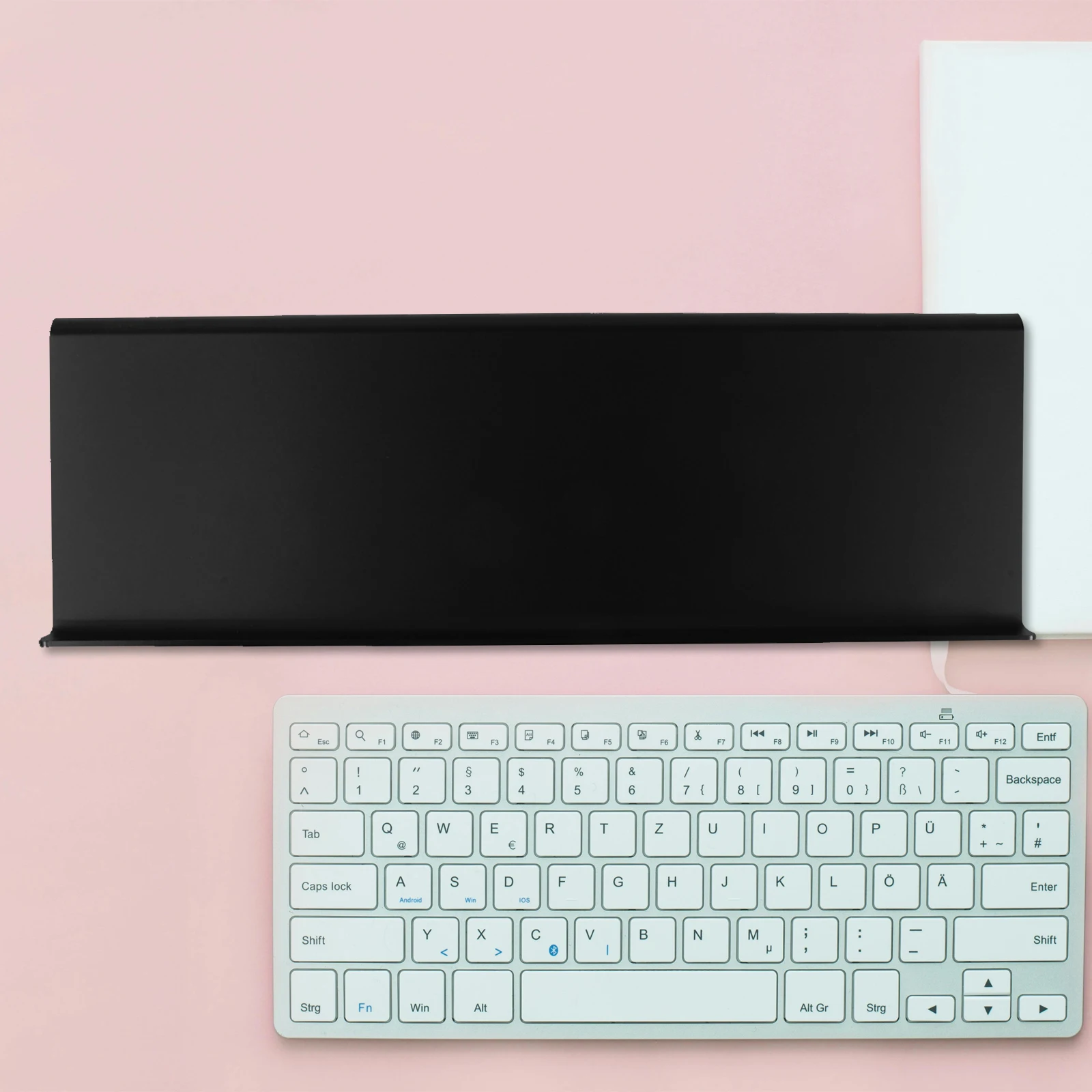 

Keyboard St Ergonomic Tilted Holder for Desk Acrylic Black Laptop Tray Platform Office School Computer Accessories