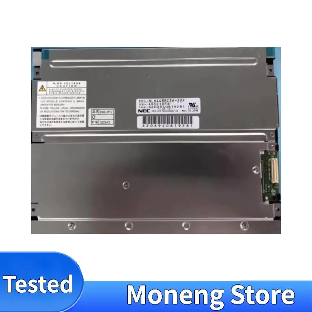 

NL6448BC26-20F Оригинальный 8,4-дюймовый дисплей NL6448BC26-20 84BLM12 Пластинчатая ЖК-панель 640×480