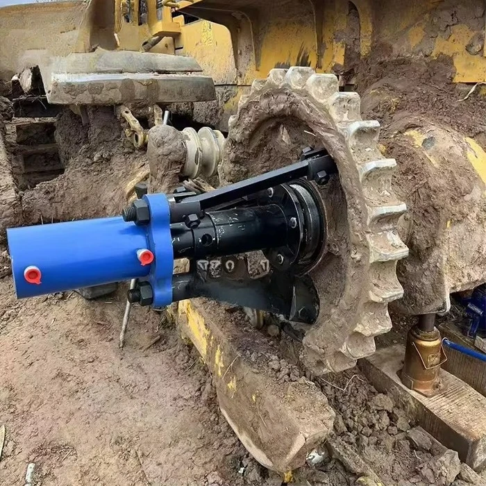 YSPARTS Bulldozer Hydraulic Sprocket Remover Portable Type 120ton Sprocket Disassembly Tool 220v Manual and Electric Type