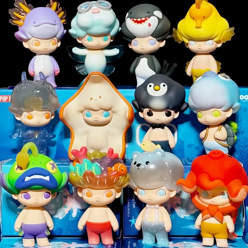 

Hot POP MART Dimoo Aquarium Series Blind Box Toy Surprise Box Caja Sorpresa Guess Bag Action Figure For Girls Birthday Gift