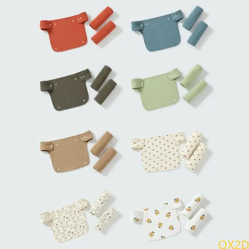 

QX2D Baby Strap for Baby Drool Teething Pads Newborn Teething Saliva Towel