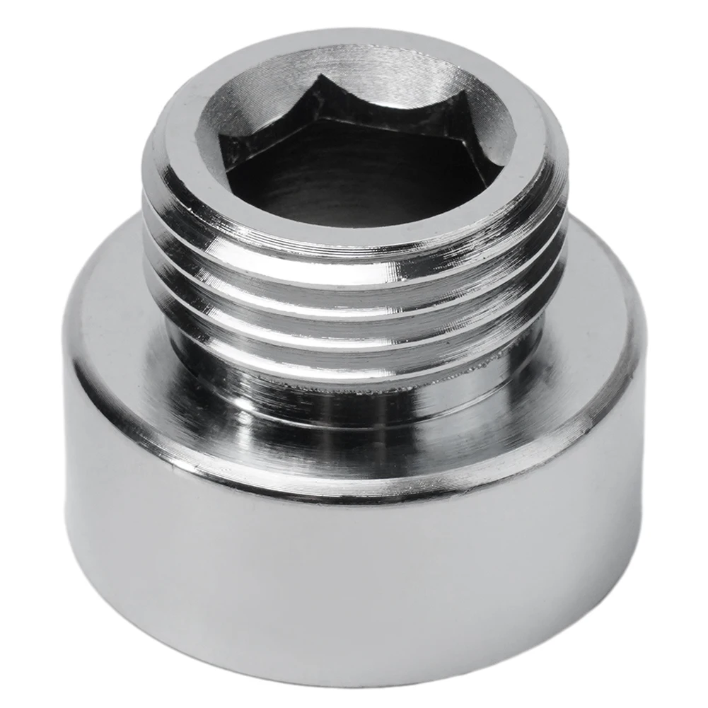 Showerhead Adaptor Chrome Brass 3/4 For BSP Female x 1/2 For BSP Male for Connecting Hose to Showerhead or Wall Mixer Valve