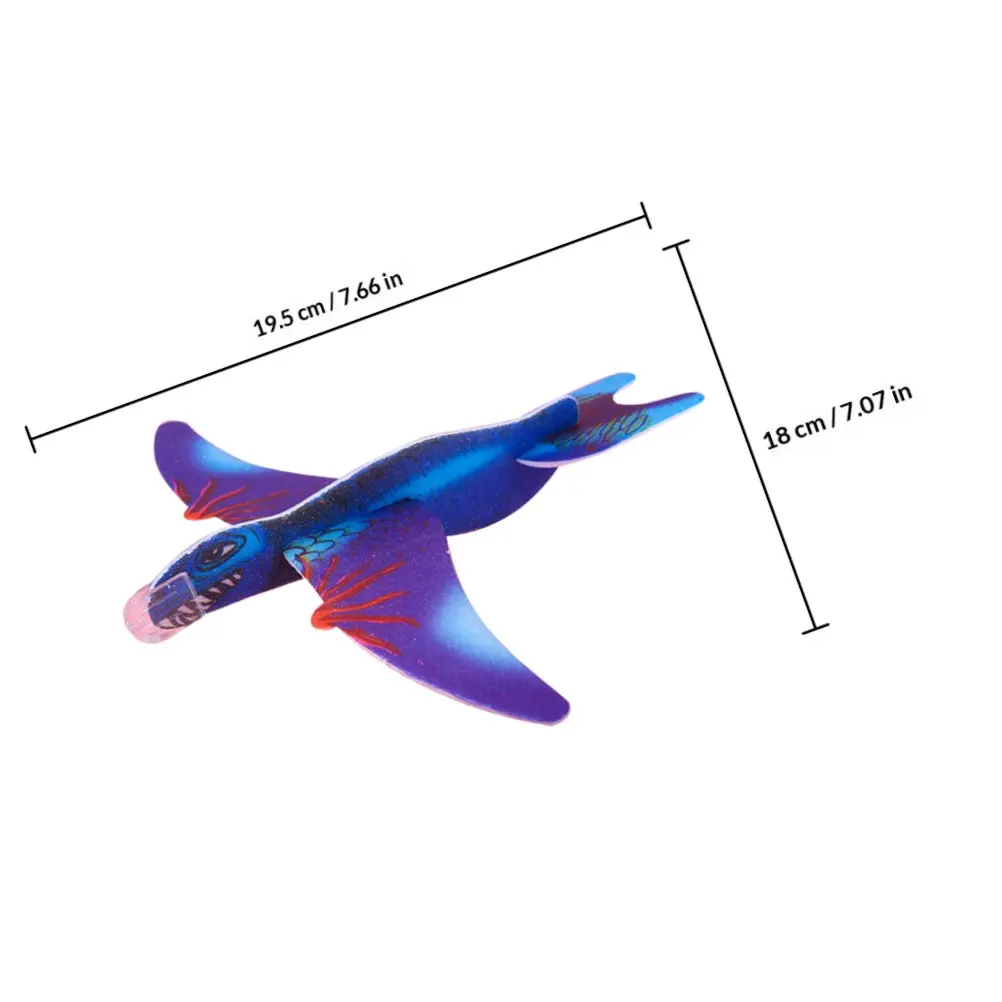 48Pcs Foam Airplane Dinosaur Gliders Planes for Kids Educational Hand-Eye Coordination Outdoor Flying Party Favor