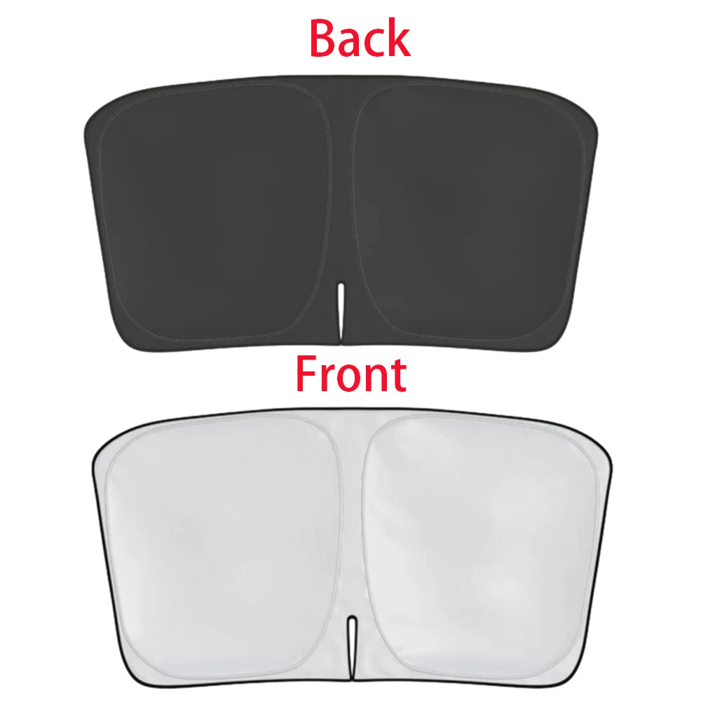 Car Sunshade Custom For Ford Mustang 2015-2024(NOT for Ford Mustang Mach-E) Accessories Dual Layer Front Windshield Sun Shade