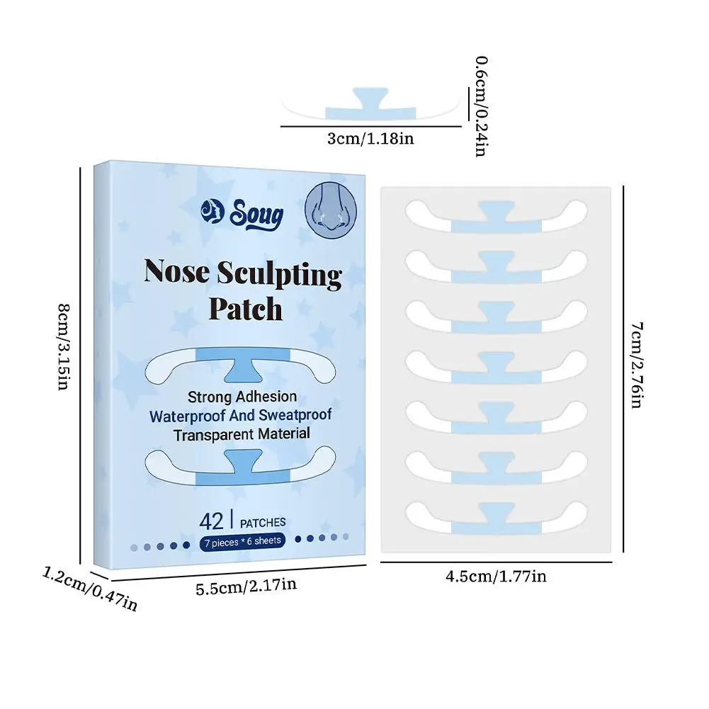 New Cosplay Special Nose Shrink Strips Shrink Nose Wings Small Narrow Nose Stickers Thin Invisible Nose Shrinking Beauty Wing