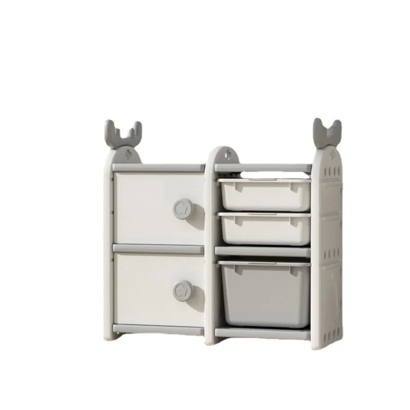 

Children Furniture Toy Cabinet Large capacity storage box bright and colorful design