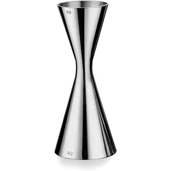 Double Cocktail Jigger with Measurements Inside Stainless Steel Measure Head Bar Party Wine CocktailShaker Jigger