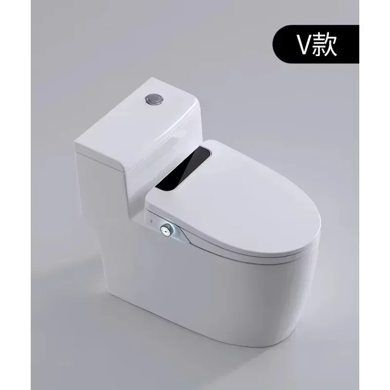 2024 Smart toilet lid home automatic flip flocked cover to heating toilet ring rinse the hot warm air electric seat circle