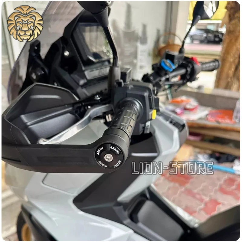 لهوندا ADV350 ADV 350 2022 2023 2024 2025 دراجة نارية الملحقات المقود نهاية قبعات CNC سبائك الألومنيوم #3
