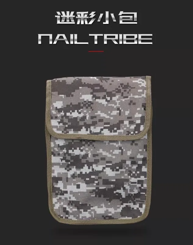 Nailtribe engineer shovel camouflage small bag