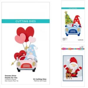 Hearts Santa Car Clear Stamps Metal Cutting Dies Press Plates for DIY Scrapbook Craft Decoration Embossing Template Supplies