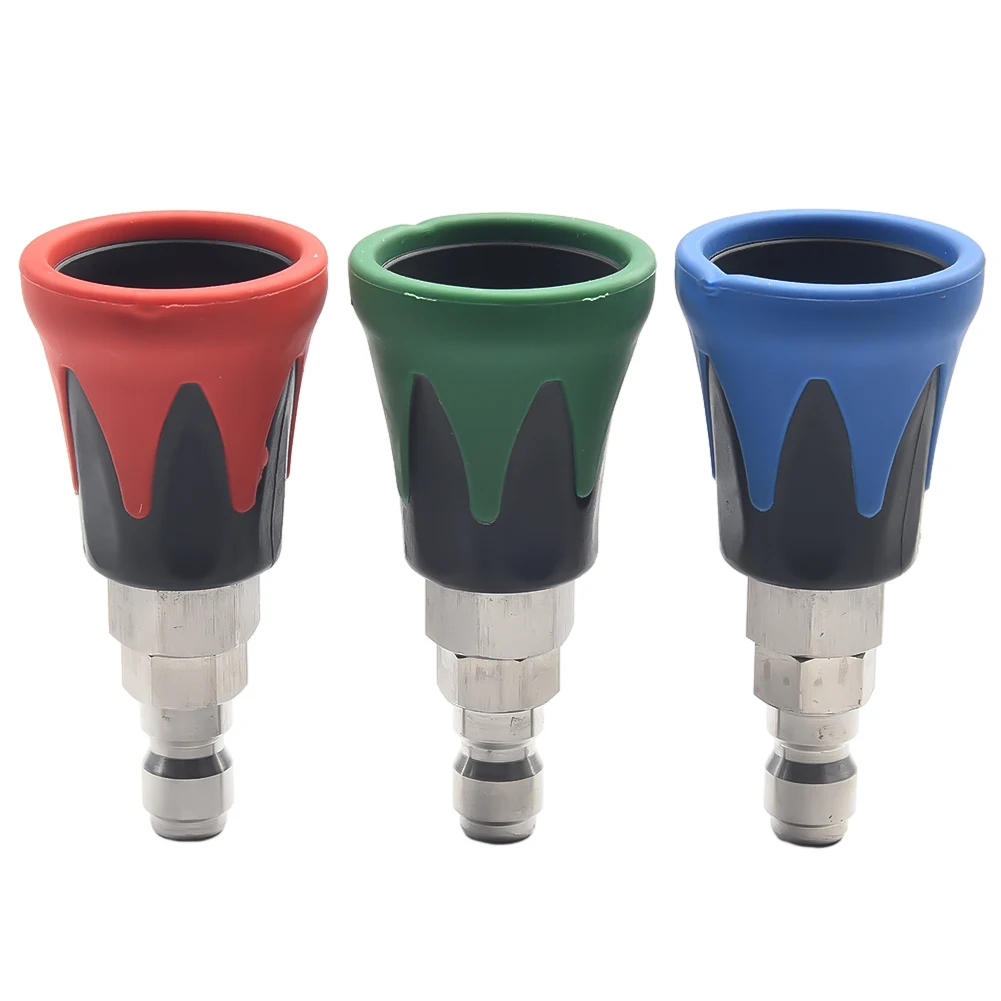 For Pressure Cleaning Machine Pressure Washer Tips Spray Nozzle 1/3pcs High Pressure Washer Nozzle Quick Connect
