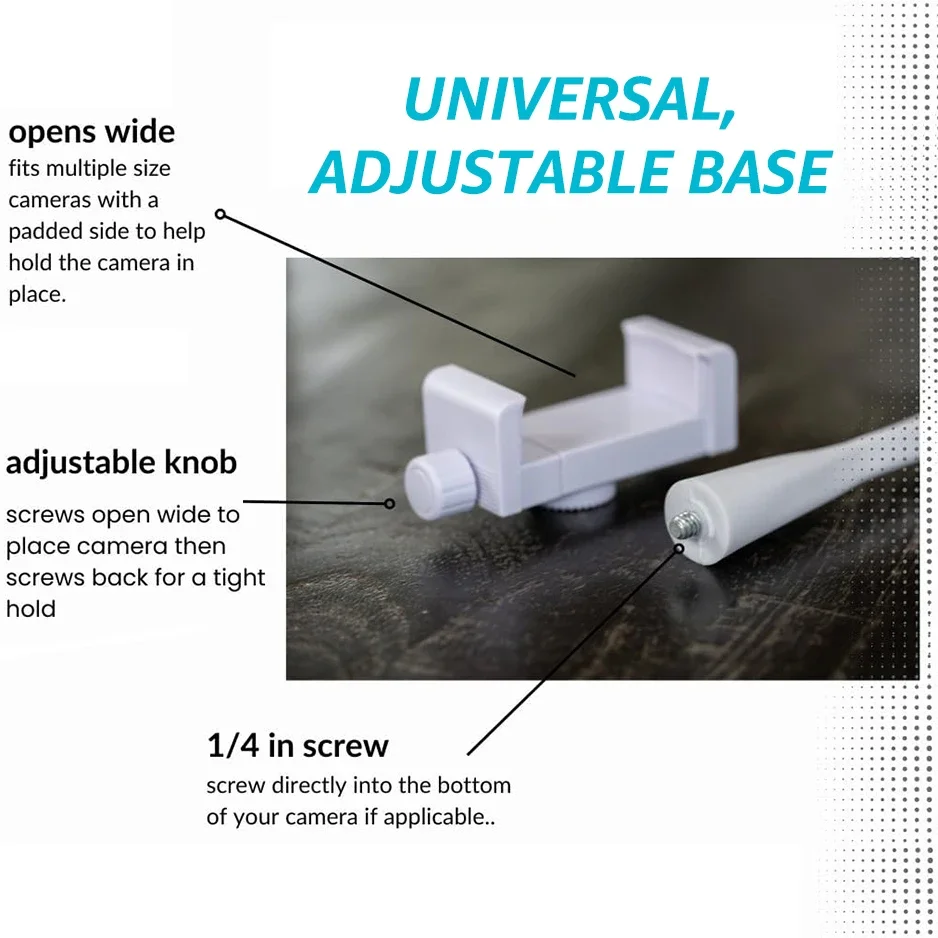 Imagem -04 - Universal Suporte para Monitor de Bebê Prateleira da Câmera Flexível Silício Suporte Suporte para Câmera de Bebê sem Furos Montagem de Câmera ip Anexa ao Berço