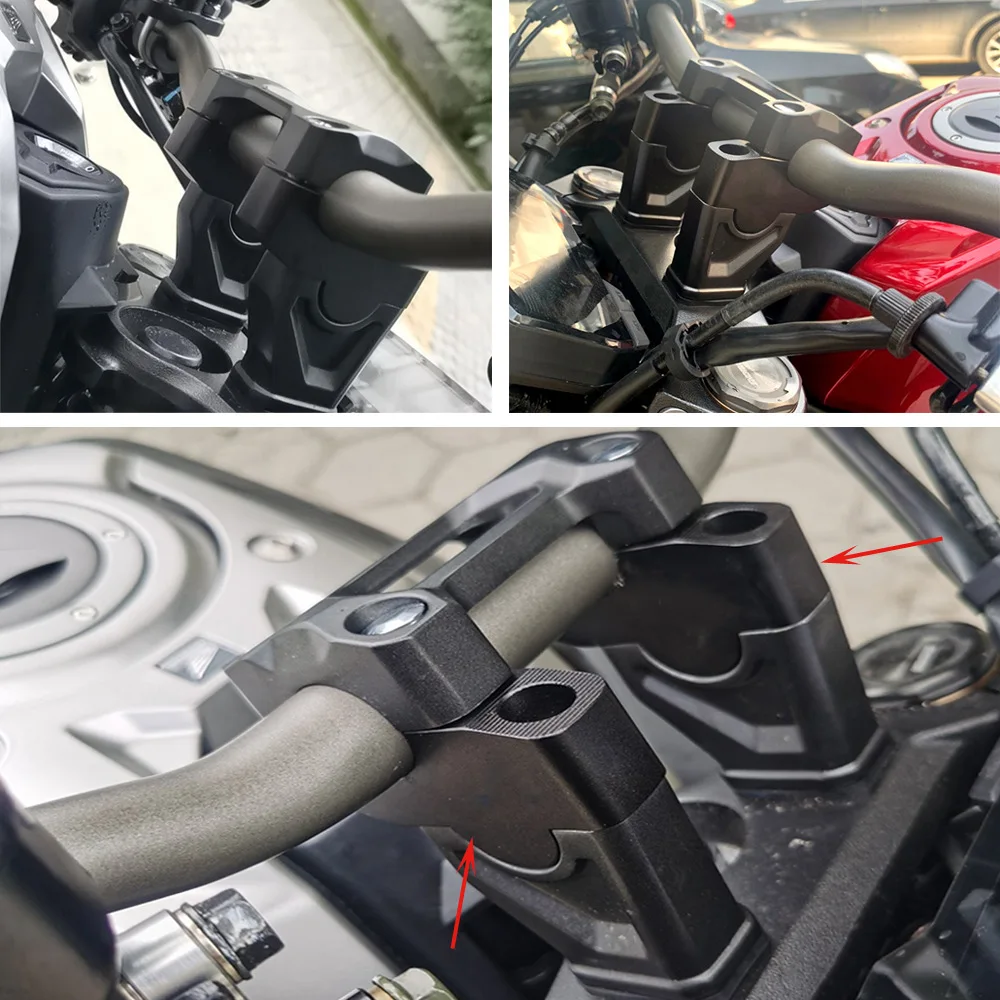 The Motorcycle Handlebar Elevated Bracket Modification Kit Is Suitable For Honda CB650R 1000R CRF1000 CRF1100L