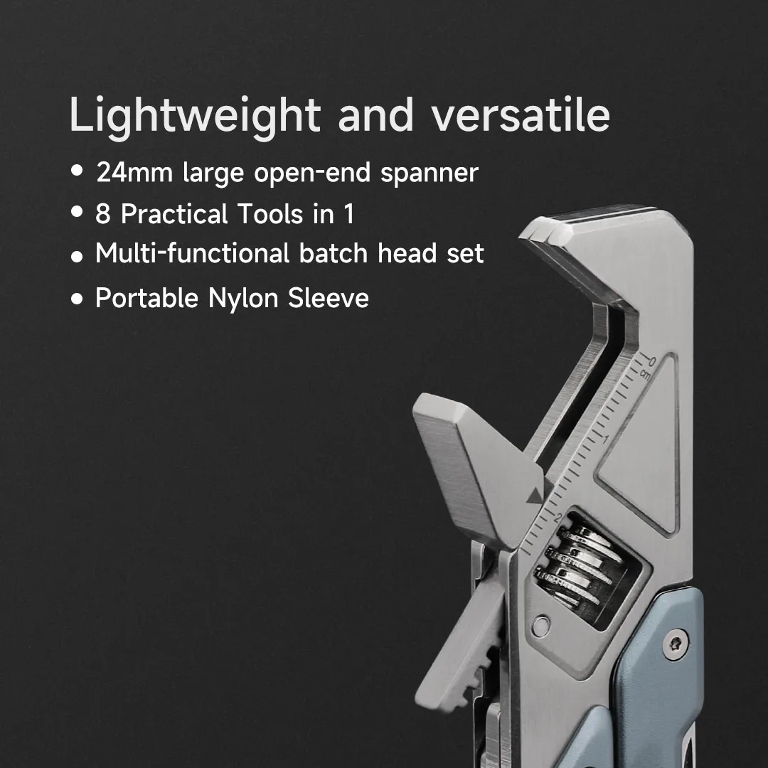 Imagem -02 - Nextool-light Wrench w2 Alicate Dobrável Multitool Chave Chave de Fenda Portátil Edc Reparação Doméstica Ferramentas de Manutenção