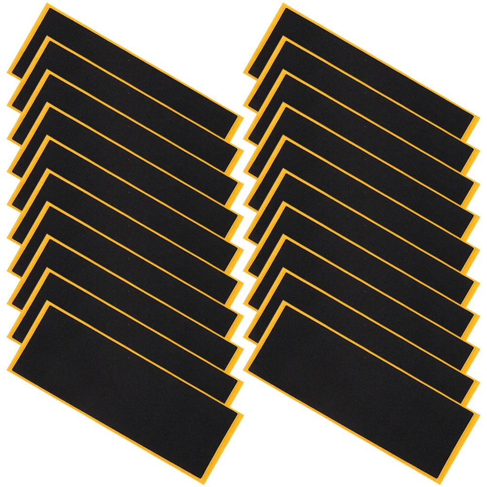 20pcs Fingerboard Foam Grip Tape Anti-Slip Sticker For Mini Skateboard Easy Replace Comfortable Cushioning Surface Fingerboard