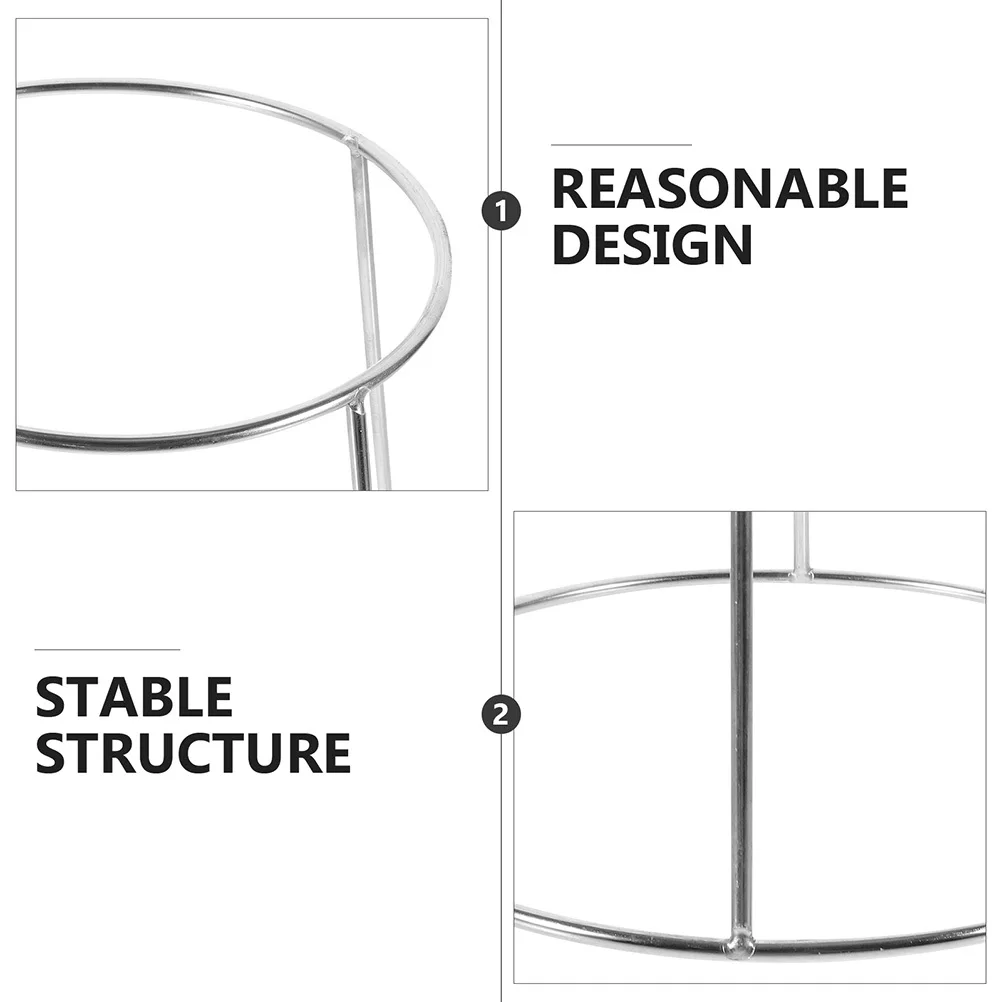 

2Pcs Stainless Steel Seafood Display Racks Food Dish Holder Stand for Sushi Oysters Shrimp Crabs Restaurant Buffet