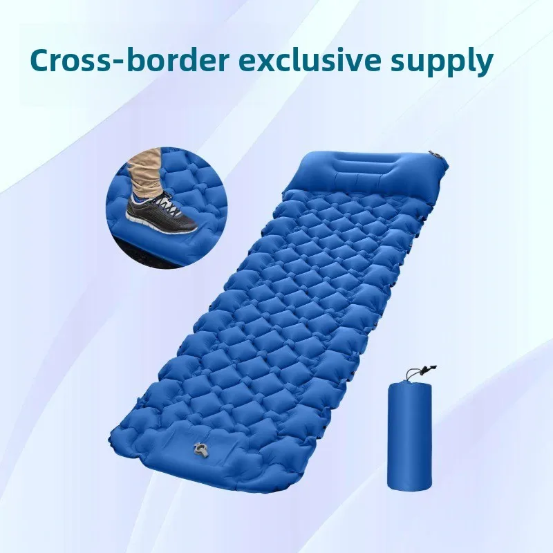 

inflatable pad Lightweight carry outdoor camping foot step moisture-proof inflatable sleeping pad lunch break car inflatable