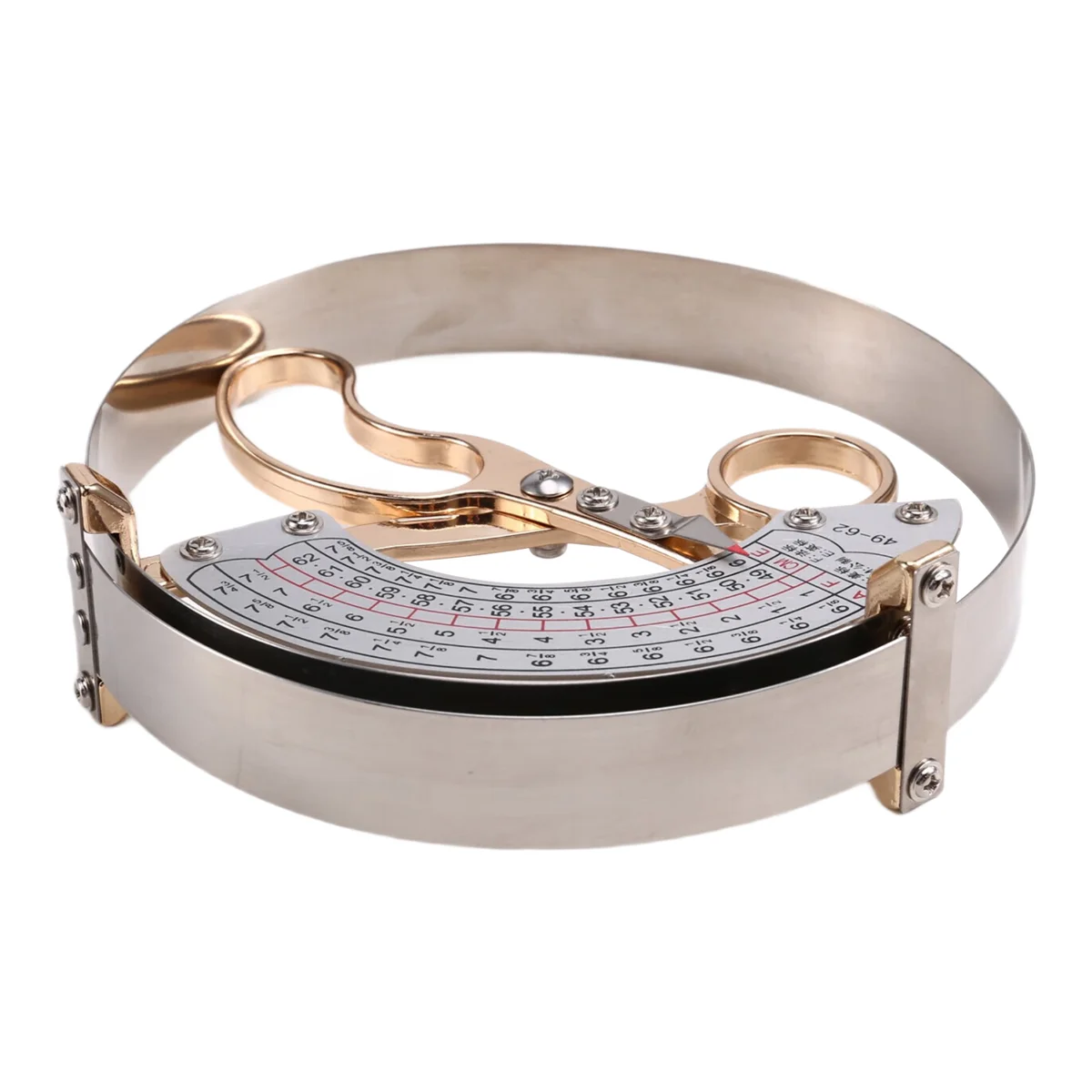 A79G 49-62cm Measuring Cap Size Professional Tool Measuring Cap Ruler Inner Diameter Ruler Square Position Ruler