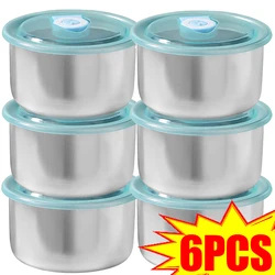 Round Kitchen Storage Boxes Leak-proof Lunch Box Kitchen Refrigerator Dish Ingredients Packaging Crisper Container with Case