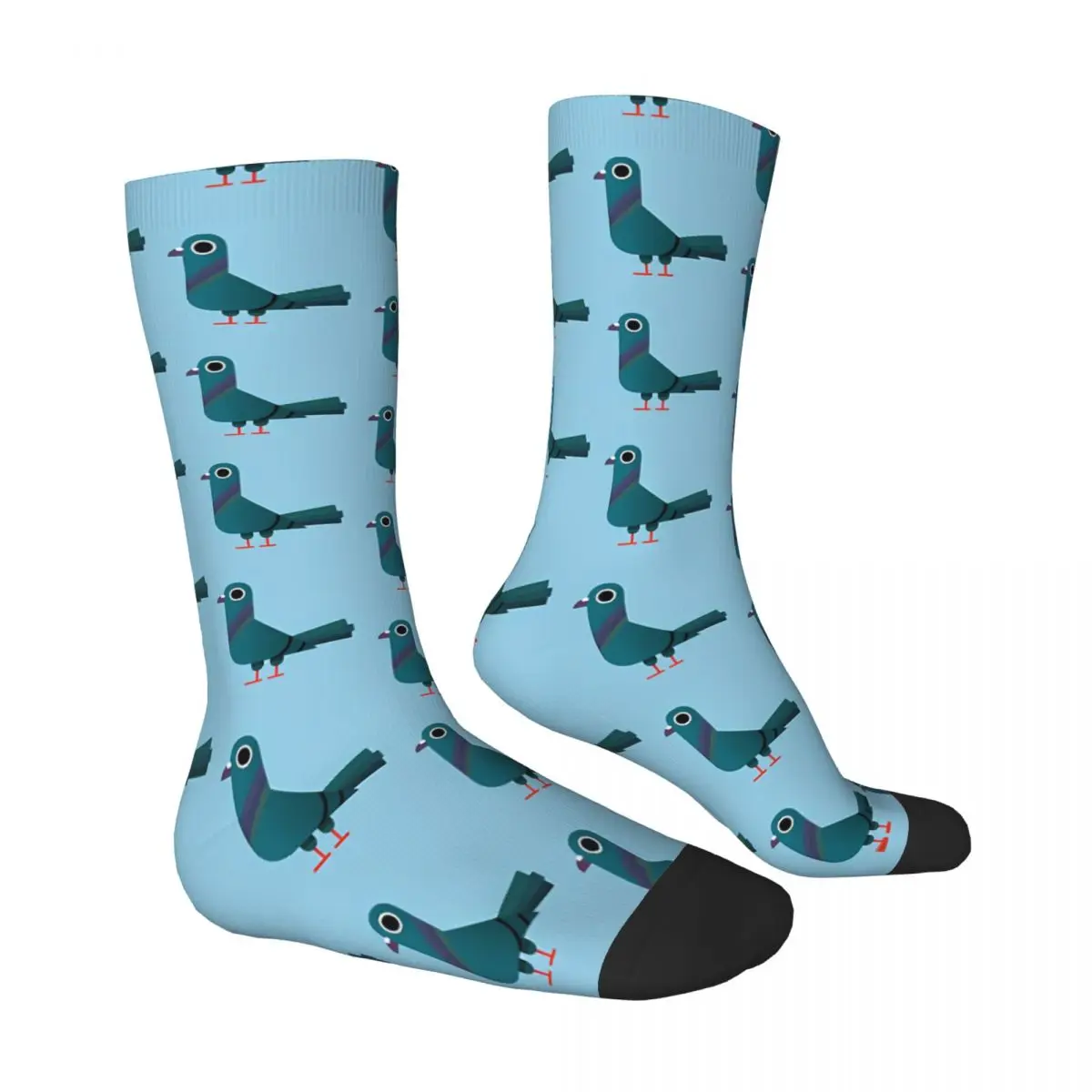 Bird Sock Printed Man Polyester