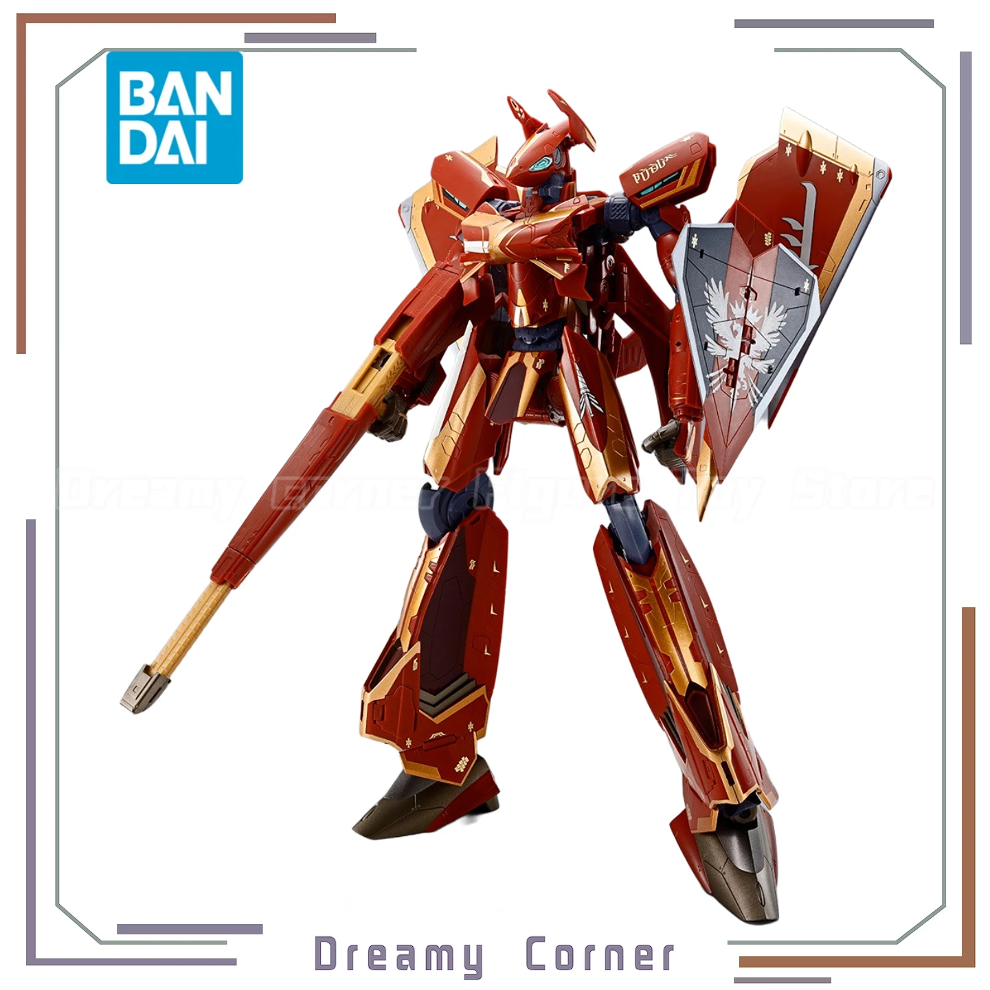 

【In Stock】Original BANDAI SPIRITS DX Chogokin Sv-262Hs Gekijouban Macross Delta Draken III Action Figures Toy Model Ornaments