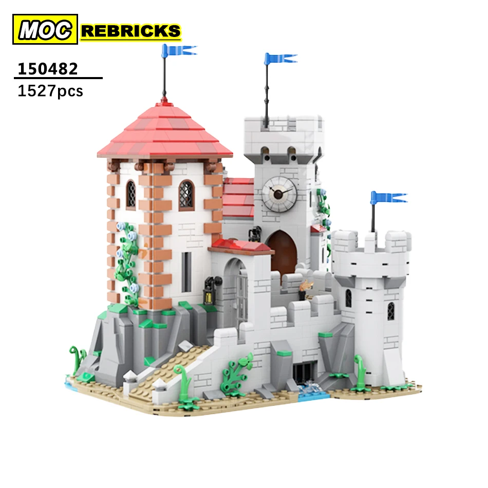 Classic Street View Architecture Series Hut House Medieval Alley MOC-150482 Building Block Model Puzzle Bricks Toy For Kid Adult