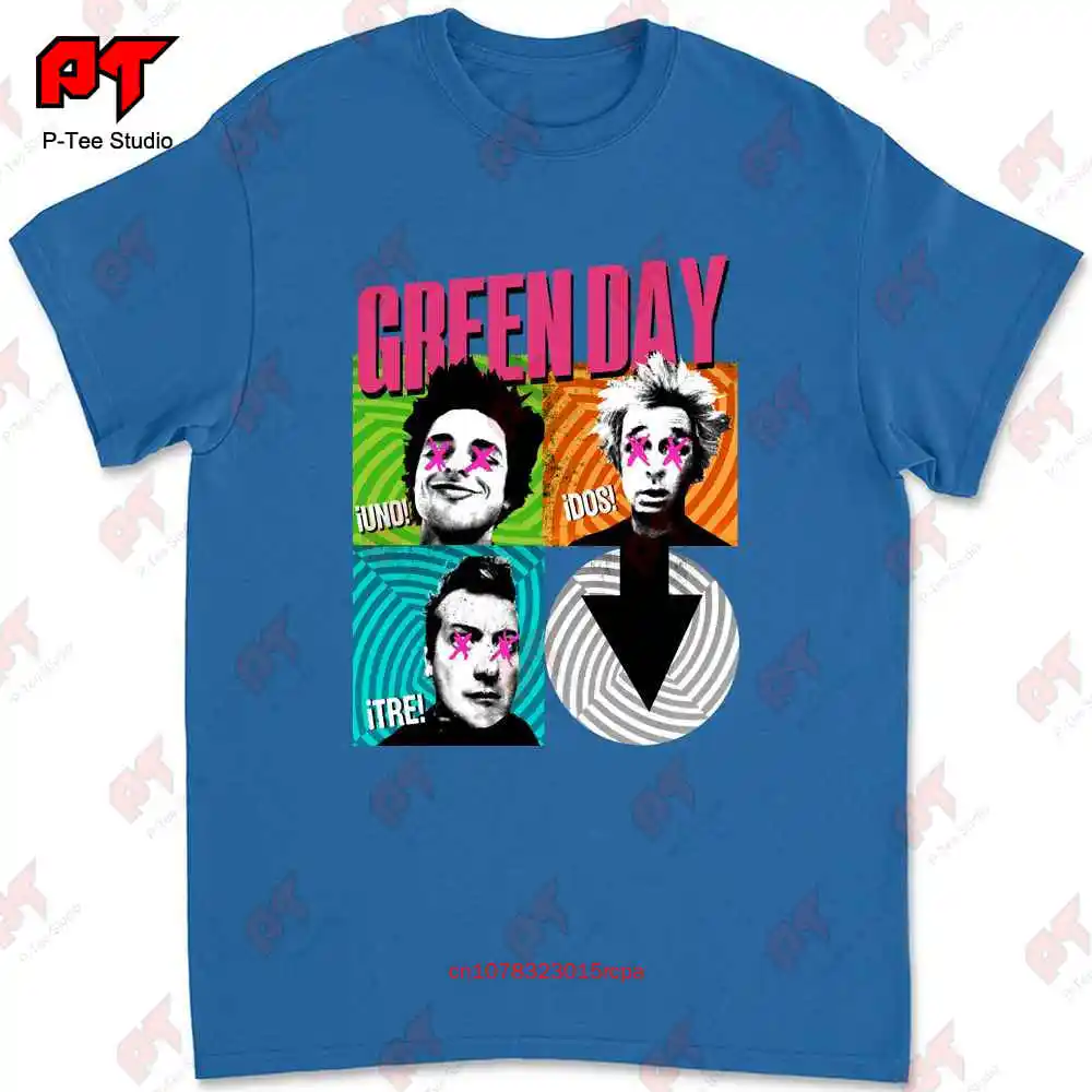 Green Day Uno Dos T-shirt C5PR