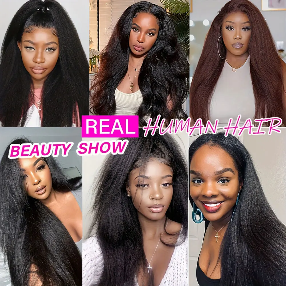 5x5 غريب مستقيم غلويليس الباروكات قبل قطع الدانتيل غريب مستقيم الدانتيل شعر مستعار أمامي ياكي شعر طبيعي مفرود شعر مستعار للمرأة 250% الكثافة