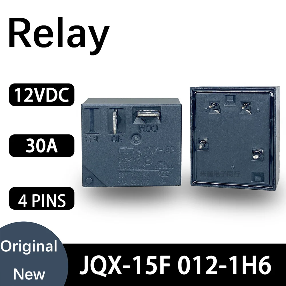 JQX-15F 012-1H6 12VDC 30A 4 PINS Relay