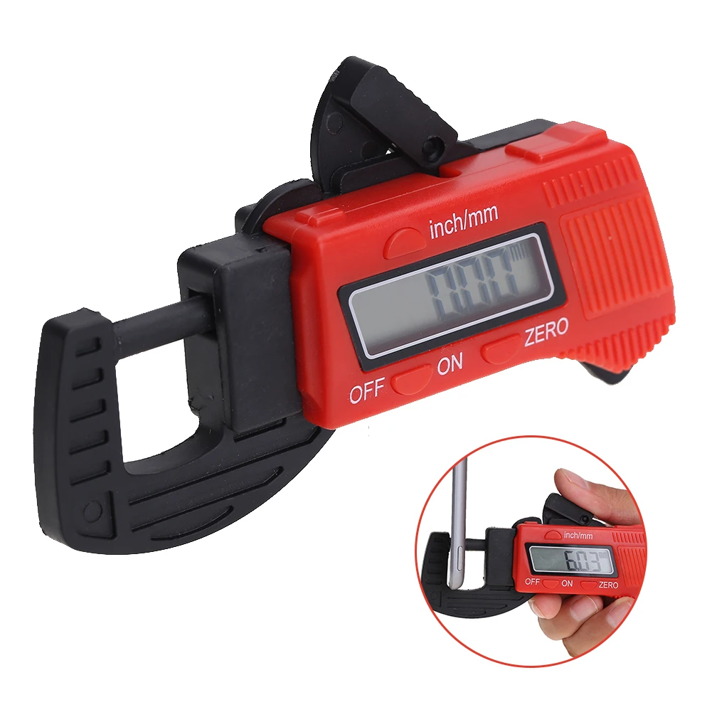 Digital Electronic Micrometer Large LCD Display Thickness Tester Caliper Lightweight Jewel Pearl Diameter Measurement