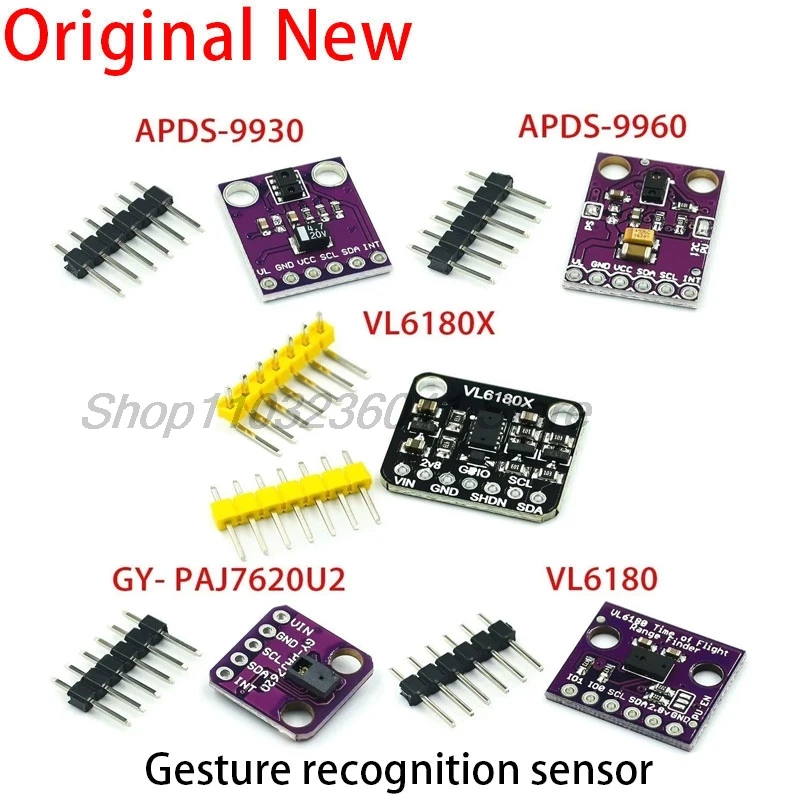 APDS-9930 APDS-9960 VL6180 VL6180X  Gesture recognition sensor PAJ7620U2 non-contact gesture sensor module optics for arduino