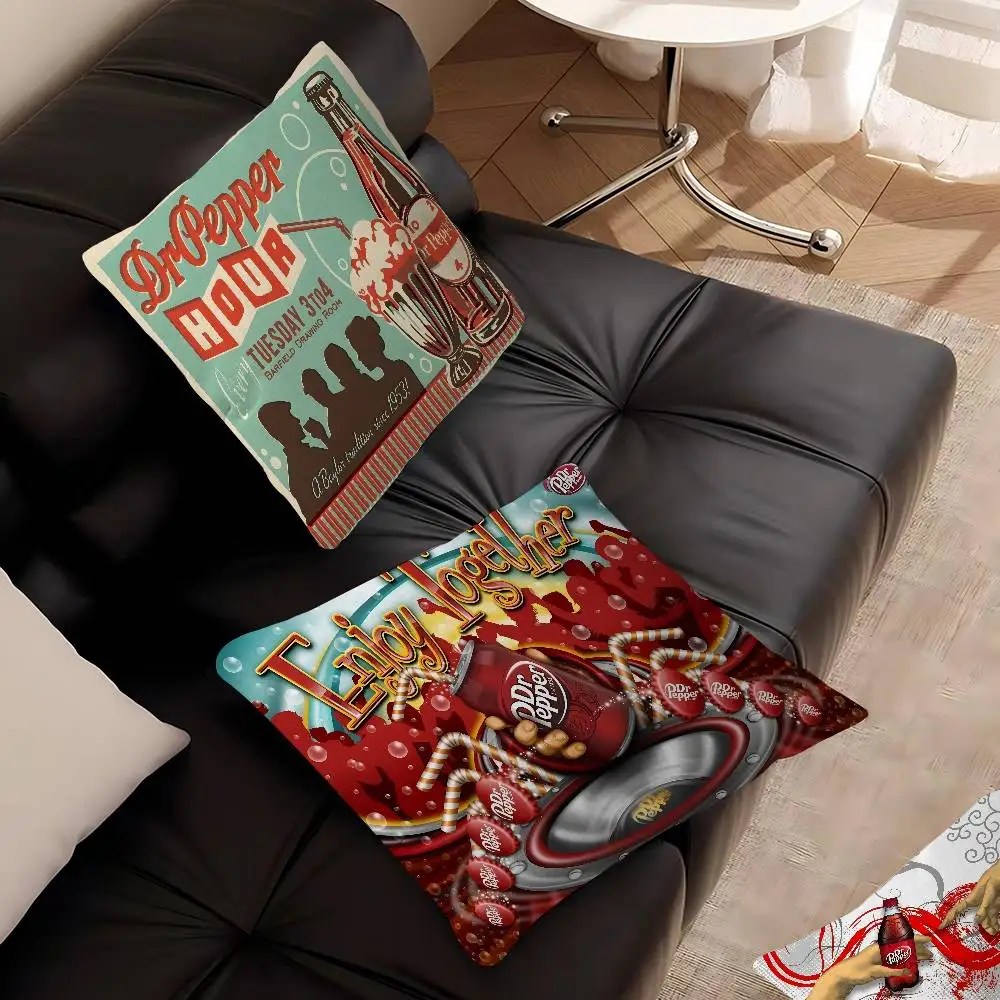 D-Dr P-Pepper Cartoon Pillow Cover for Bedroom Room and Living Room Sofa Decorative Cushion Cover
