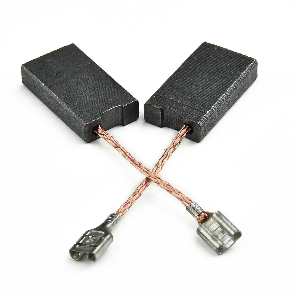 2x Szczotki węglowe 6.3x16x26mm Materiał węglowo-metalowy Anty-znoszeniowe Do Usuwania Pyłu Metalowego Konserwacja Narzędzia Ręczne