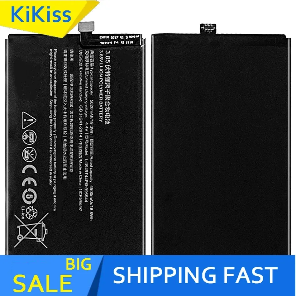 แบตเตอรี่ 5020mAh Li3949T44P6h 996644   สําหรับ ZTE นูเบีย เรดเมจิก 3 Magic3 NX629J