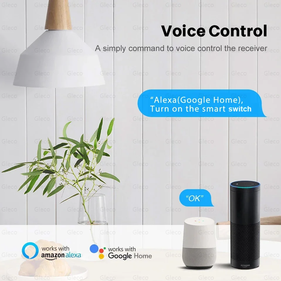 ZigBee 3.0 Smart Lichtschaltermodul DIY Home Automation Breaker Relais mit 2-Wege-Steuerung Kompatibel mit Alexa und Google