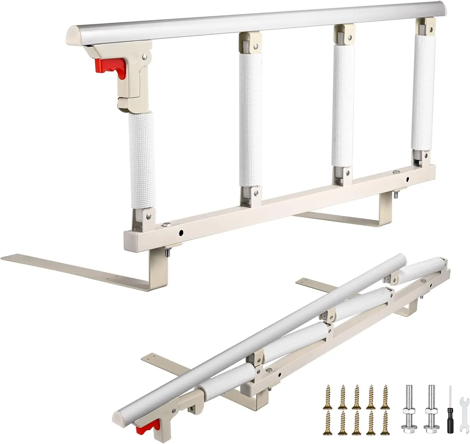 Barreira de cama para idosos, alça de proteção de segurança de barreira de cama, proteção de barreira de cama para hospitairos de deficientes