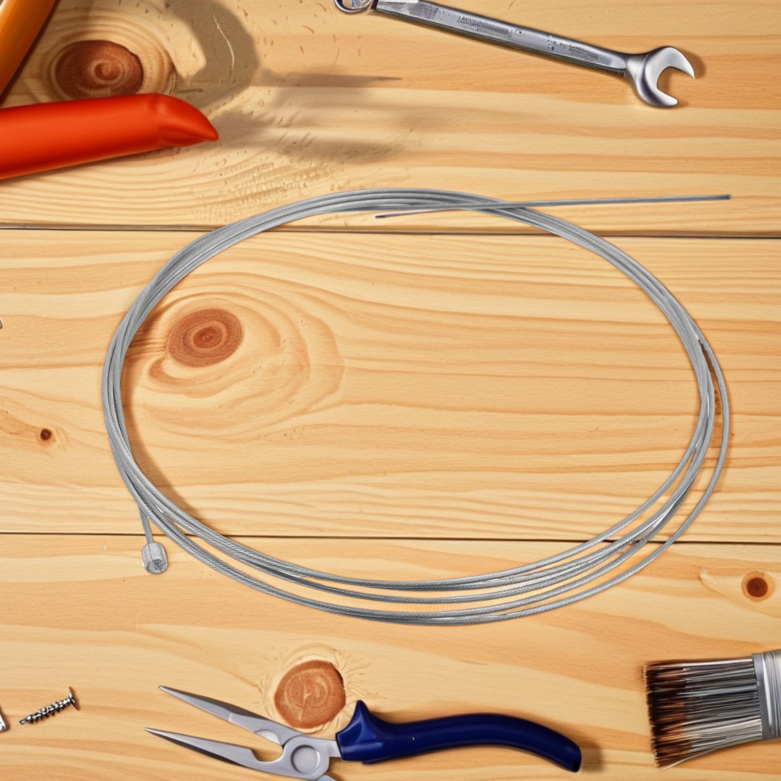 

Bicycle Transmission Cable Stainless Steel Brake Line For Mountain Road Bike Gear Shifting Durable Replacement Parts