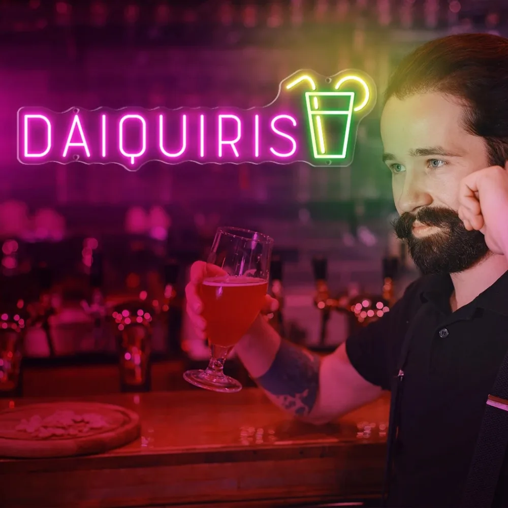 Custom Bar Neon Sign Decor LED Name Wall Decoration for Bar Business Neon Lamp for Commercial Bar Shop Sign Room USB Night Light