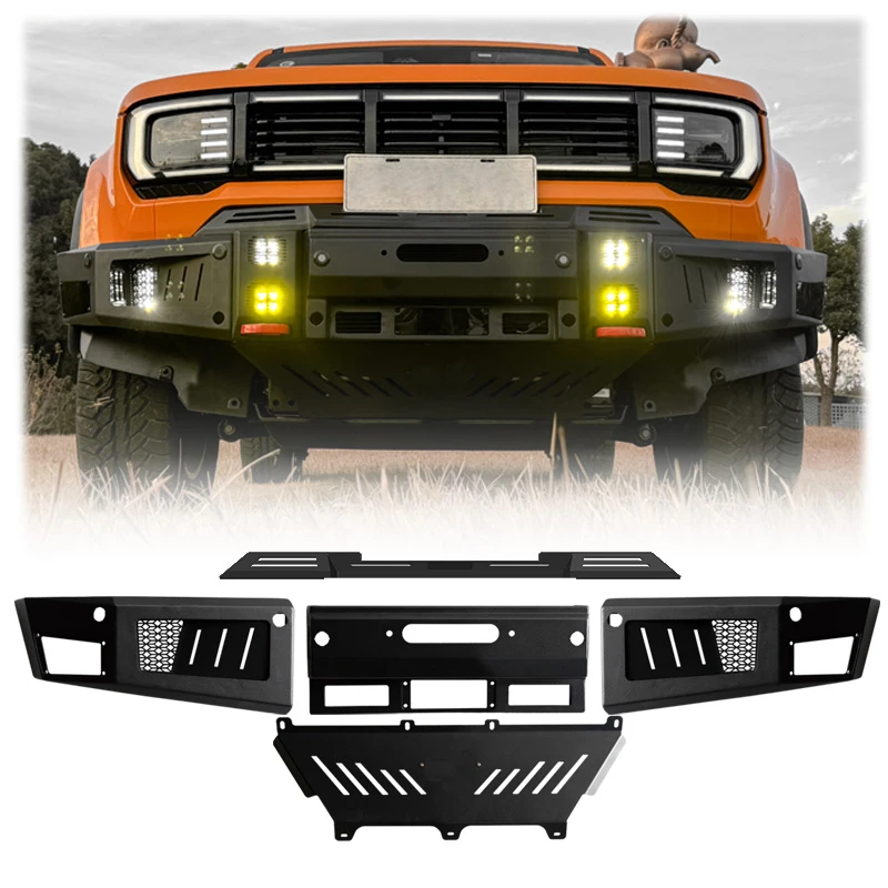 

Top 4X4 Auto Parts 2024+ New Steel Cyclone Front Bumper for BAIC BJ40PRO