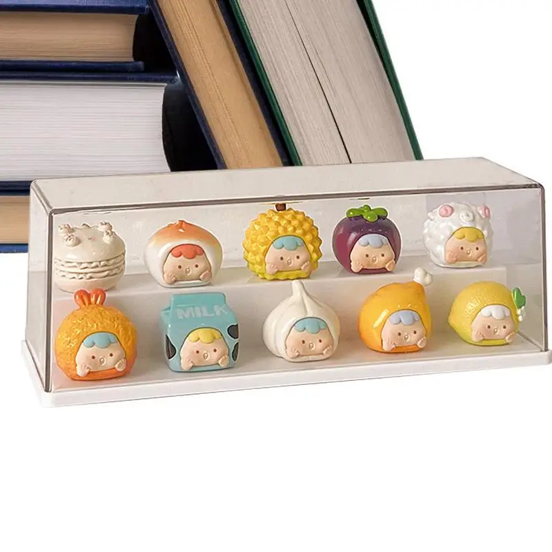 

Figure Display Case Display Box For Collectibles Clear Display Case For Miniature Figures Stable Dustproof Display Showcase For