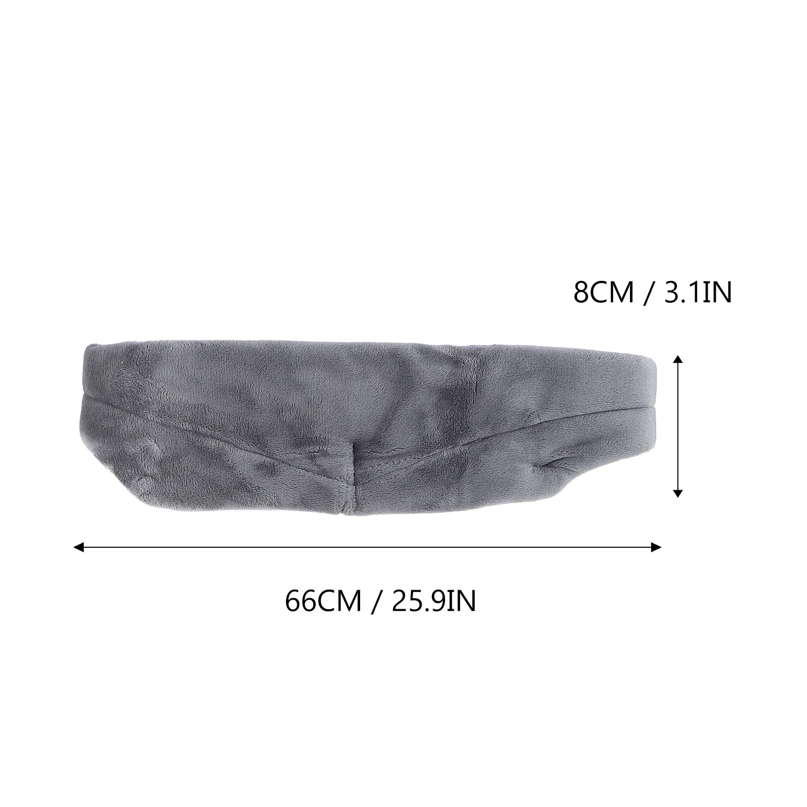 

Sleep Eye Mask Grey Cover Three dimensional Patch Lightweight Breathing Material Elastic Non slip Travel Blindfold Nap