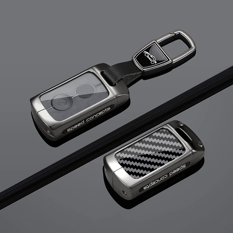Suitable Zinc Alloy Carbon Fiber Motorcycle Car Key Case Cover For Yamaha Nmax NVX NVX155 XMAX XMAX300 QBIX AEROX JAUNS Accessor