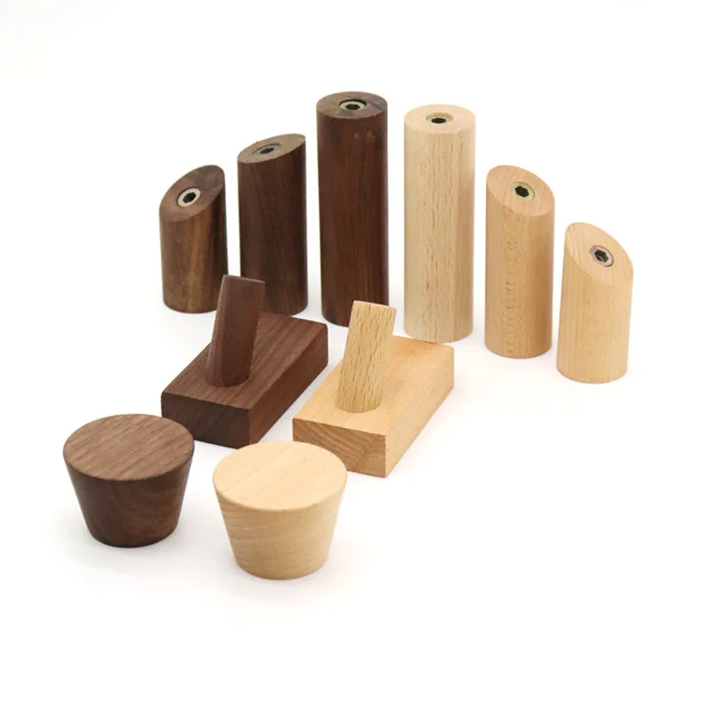 

Natural Wood Clothes Hanger Wall Mounted Coat Hook Decorative Key Holder Hat Scarf Handbag Storage Robe Hanger Bathroom Rack