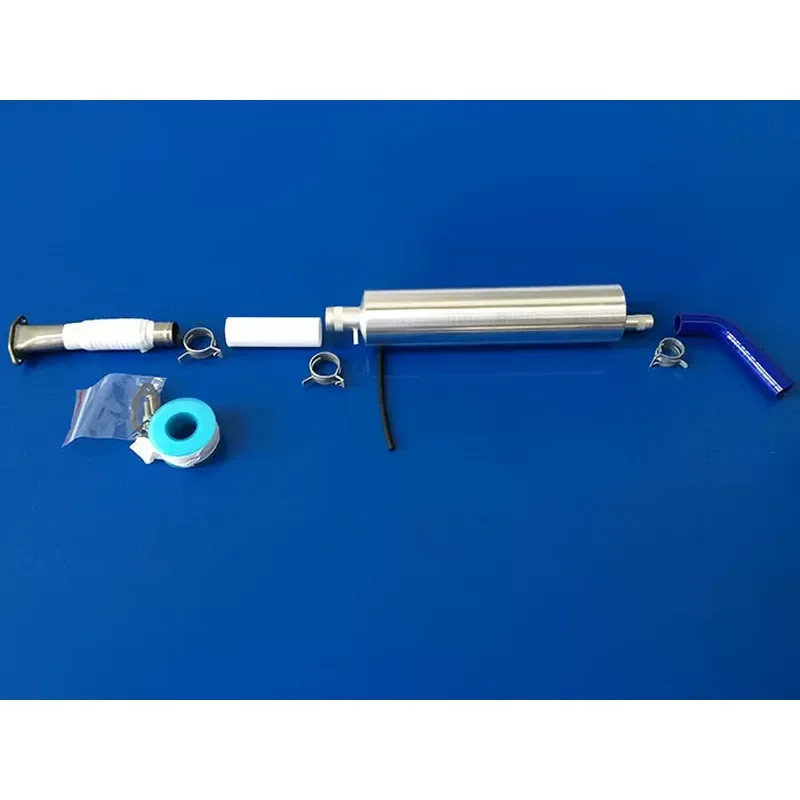DLE35RA Long Exhaust Muffler Complete Kit, Exhaust Pipe With Full Accessories For RC Fixed Wing Gaso line Airplane Engine